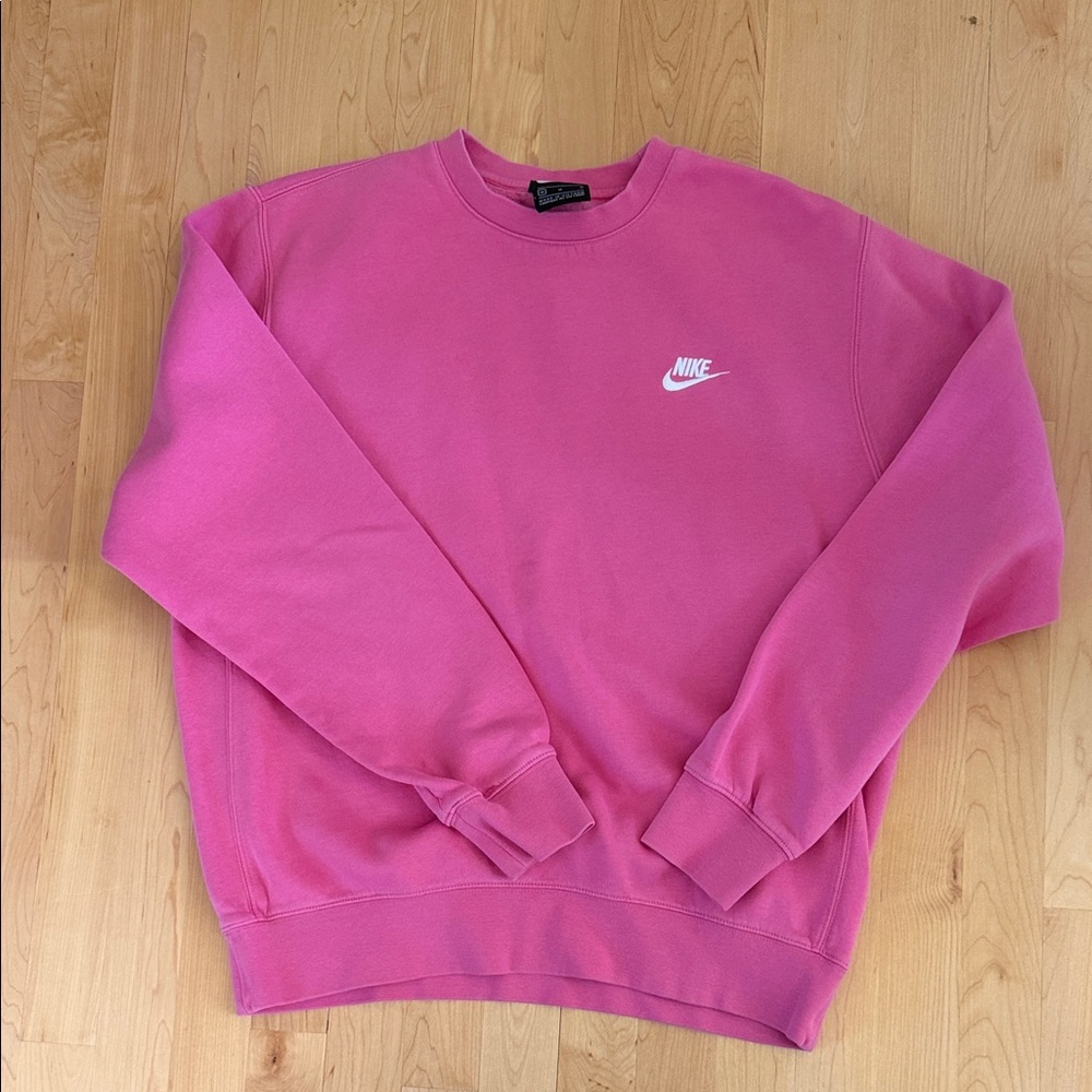 Nike Women's Pink Crewneck Sweater